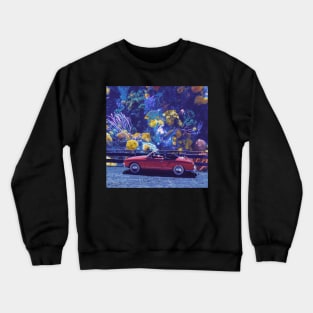 Driving Down The Road Crewneck Sweatshirt